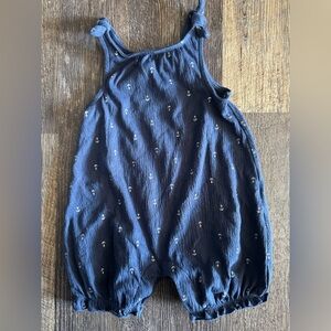 5 for $20 ✨Carter’s Baby girl Blue anchors nautical romper size 6 months‎